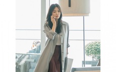 Mẫu áo khoác mà Song Hye Kyo mặc trong phim "cháy hàng"