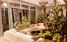 Tràn ngập không khí Giáng sinh trong nhà 'triệu đô' của Hoa hậu Thu Hoài