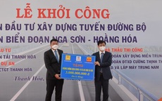 Thanh Hóa: Khởi công dự án đầu tư xây dựng tuyến đường bộ ven biển.