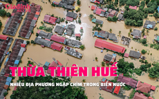 Thừa Thiên Huế: Mưa lớn bất thường, nhiều nơi chìm trong biển nước 