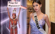 Đại diện Myanmar có hành động bất ngờ tại Miss Universe, fan lo ngại khó có cửa về nước