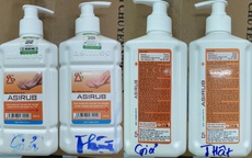 Lợi dụng dịch COVID-19, 300 chai nước sát khuẩn tay ở Hà Nội được làm giả tinh vi, dán tem “xác thực chống hàng giả”, bằng mắt thường rất khó phân biệt