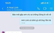 Xuất hiện tin nhắn Hoài Linh nói về quan hệ với ông Võ Hoàng Yên và nhắc đến vợ chồng ông Dũng "lò vôi"