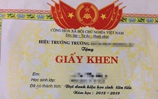 Giấy khen “Học sinh tiên tiến” từng gắn với bao thế hệ học sinh đã chính thức bị xóa bỏ