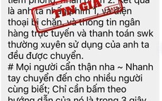 ‘Hỏi tiêm phòng chưa, nhấn phím 1’ là tin giả