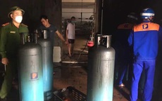 Nghệ An: Dập tắt đám cháy tại khu bếp phụ của khách sạn với nhiều bình gas công nghiệp