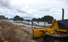 Quảng Ninh: Dự án trăm tỉ thi công bằng cát lậu