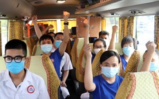 Tạm biệt người thân, 70 cán bộ, nhân viên y tế Quảng Ninh "nam tiến" hỗ trợ TP Hồ Chí Minh chống dịch