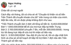 Mẹ ruột Hà Hồ khẳng định không ăn chặn tiền từ thiện kèm bằng chứng, làm rõ số tiền quyên góp của Trấn Thành