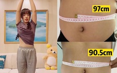 Cô gái Nhật Bản giảm được 7cm vòng eo chỉ trong 1 tuần nhờ bài tập 2 phút mỗi ngày