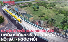Hà Nội sẽ triển khai nghiên cứu tuyến đường sắt đô thị đoạn số 6, đoạn Nội Bài- Ngọc Hồi