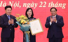 Thủ tướng Phạm Minh Chính trao Quyết định bổ nhiệm Bộ trưởng Bộ Y tế Đào Hồng Lan