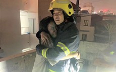 Thiếu tá kể lại phút nạn nhân ôm mình khóc nức nở khi được cứu khỏi đám cháy