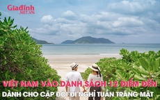 Việt Nam vào danh sách 12 điểm đến dành cho các cặp đôi đi nghỉ tuần trăng mật