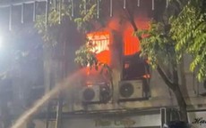 Bắc Ninh: Cháy lớn tại cửa hàng giày dép ở chợ Ninh Hiệp