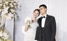 Khung cảnh ngọt ngào tại tiệc cưới của Á hậu Thùy Dung và chồng doanh nhân