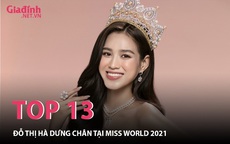 Đỗ Thị Hà dừng chân ở Top 13 Chung kết Miss World 
