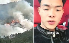 Một người may mắn sống sót từ tai nạn rơi máy bay ở Trung Quốc vì... hủy vé