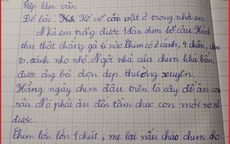 Bài văn tả con vật của học sinh lớp 2 khiến dân mạng được phen 'dở khóc dở cười'