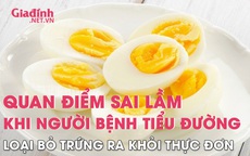 Quan điểm sai lầm khi người bệnh tiểu đường loại bỏ trứng ra khỏi thực đơn