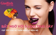 Bất ngờ với 5 loại trái cây tốt cho hệ thần kinh