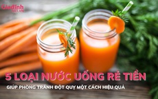 5 loại nước uống rẻ tiền giúp ngăn ngừa đột quỵ hiệu quả không phải ai cũng biết