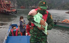 Cháu bé 1 tuổi rơi xuống biển được bộ đội biên phòng cứu sống