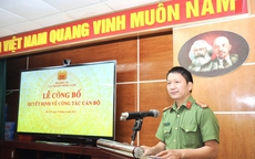 Trung tá Phan Đăng Trường được bổ nhiệm giữ chức Phó tổng biên tập Báo Công an nhân dân