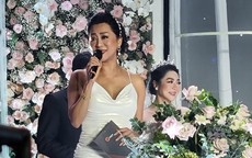 MC Kỳ Duyên cùng dàn sao dự đám cưới của Hà Thanh Xuân với chồng đại gia
