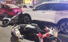 Thai phụ sinh non sau tai nạn liên hoàn 3 ô tô và 5 xe máy