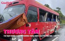 NÓNG: Hai xe khách tông nhau trên cao tốc Nội Bài - Lào Cai, 7 người thương vong