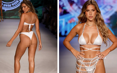 Mẫu nội y Kara Del Toro diễn bikini, phô body tròn đầy 'bỏng mắt'