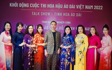 Thí sinh thi Hoa hậu Áo dài Việt Nam được CLB áo dài thiết kế trang phục
