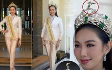Vương miện 12 tỷ đồng của Hoa hậu Thuỳ Tiên gặp sự cố trong chuyến công tác châu Âu