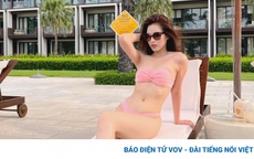 Hoa hậu Đỗ Thị Hà diện bikini khoe body cực phẩm trong loạt ảnh mới