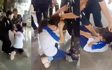 Vừa nhập học, nữ sinh lớp 6 bất ngờ bị bắt quỳ, hành hung dã man rồi tung clip lên mạng