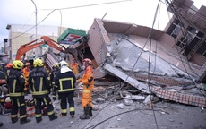 Nhà sập, tàu trật bánh trong trận động đất dữ dội ở Đài Loan