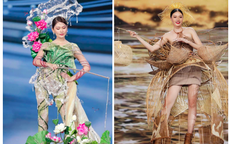 Trang phục dân tộc vừa 'dị' vừa độc đáo tại Miss Grand Vietnam