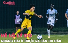 Hé lộ lý do Quang Hải ít được ra sân thi đấu tại Pau FC