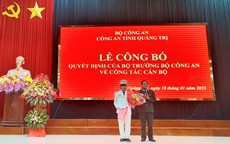 Trưởng Công an TP Đông Hà được bổ nhiệm làm Phó Giám đốc Công an tỉnh Quảng Trị
