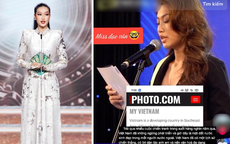 Hoa hậu Đoàn Thiên Ân bị tố “sao chép" bài của người khác trong phần thi thuyết trình Miss Grand Vietnam 