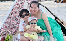 Diễn viên Quý Bình và bà xã doanh nhân Ngọc Tiền lần đầu khoe con trai