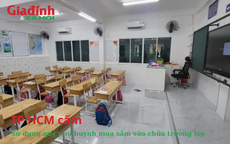 TP HCM cấm sử dụng quỹ phụ huynh mua sắm, sửa chữa trường lớp