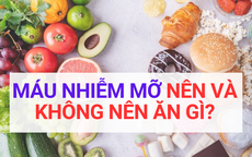 Chế độ ăn uống dành cho người bị máu nhiễm mỡ