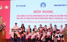 Biểu dương 100 bé gái trong các gia đình thực hiện tốt chính sách dân số