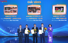 Lễ trao giải ảnh 'Khoảnh khắc Báo chí 2022' lần thứ 5 tại Hà Nội