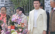 Độc quyền: Quang Hải diện suit trắng bảnh bao đi hỏi cưới Chu Thanh Huyền