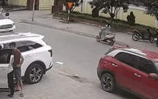 Video: Thót tim cảnh xe ô tô đi lùi, tông hàng loạt phương tiện trên đường