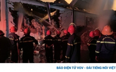 Cháy kho bông ở Bà Rịa - Vũng Tàu, thiệt hại khoảng 30 tỷ đồng