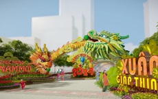Lộ diện hình ảnh đường hoa phố đi bộ Nguyễn Huệ Tết Giáp Thìn 2024